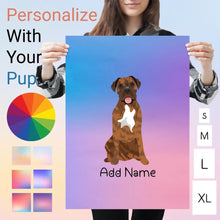 Load image into Gallery viewer, brindle-mastiff poster-single