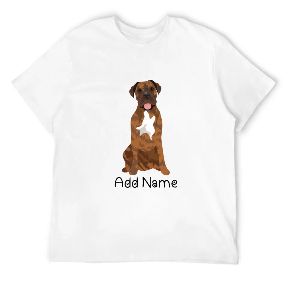 Personalized Mastiff Dad Cotton T Shirt-Apparel-Apparel, Dog Dad Gifts, English Mastiff, Personalized, Shirt, T Shirt-Men's Cotton T Shirt-White-Medium-10