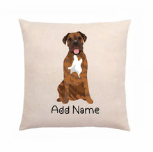 Load image into Gallery viewer, Personalized Mastiff Linen Pillowcase-Home Decor-Dog Dad Gifts, Dog Mom Gifts, English Mastiff, Home Decor, Personalized, Pillows-Linen Pillow Case-Cotton-Linen-12&quot;x12&quot;-2