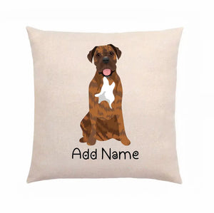 Personalized Mastiff Linen Pillowcase-Home Decor-Dog Dad Gifts, Dog Mom Gifts, English Mastiff, Home Decor, Pillows-2