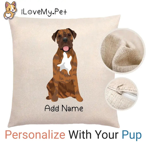 Personalized Mastiff Linen Pillowcase-Home Decor-Dog Dad Gifts, Dog Mom Gifts, English Mastiff, Home Decor, Personalized, Pillows-Linen Pillow Case-Cotton-Linen-12