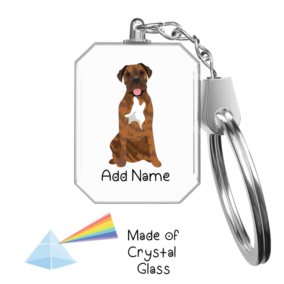 Personalized Mastiff Love Crystal Glass Keychain-Accessories-Bullmastiff, English Mastiff-Crystal Keychain-Glass Crystal-One Size-2