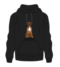 Load image into Gallery viewer, Personalized Mastiff Love Men&#39;s Warm Hoodie Sweatshirt-Apparel-Apparel, Bullmastiff, Dog Dad Gifts, English Mastiff, Hoodie, Personalized, Sweatshirt-Men&#39;s Warm Hoodie Sweatshirt-Black-S-9