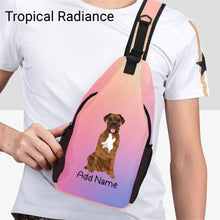 Load image into Gallery viewer, Personalized Mastiff Love Unisex Sling Bag Backpack-Accessories-Bullmastiff, English Mastiff-Unisex Sling Bag Backpack-Tropical Radiance-One Size-18