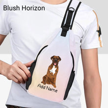 Load image into Gallery viewer, Personalized Mastiff Love Unisex Sling Bag Backpack-Accessories-Bullmastiff, English Mastiff-Unisex Sling Bag Backpack-Blush Horizon-One Size-20