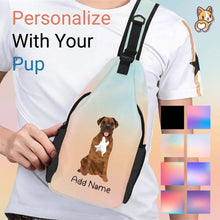 Load image into Gallery viewer, brindle-mastiff sling-bag-single