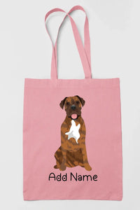 Personalized Mastiff Love Zippered Tote Bag-Accessories-Accessories, Bags, Dog Mom Gifts, English Mastiff, Personalized-11
