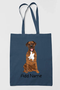 Personalized Mastiff Love Zippered Tote Bag-Accessories-Accessories, Bags, Dog Mom Gifts, English Mastiff, Personalized-14