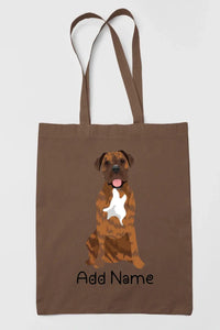 Personalized Mastiff Love Zippered Tote Bag-Accessories-Accessories, Bags, Dog Mom Gifts, English Mastiff, Personalized-15