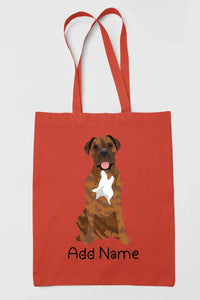 Personalized Mastiff Love Zippered Tote Bag-Accessories-Accessories, Bags, Dog Mom Gifts, English Mastiff, Personalized-16
