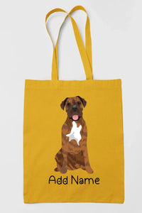 Personalized Mastiff Love Zippered Tote Bag-Accessories-Accessories, Bags, Dog Mom Gifts, English Mastiff, Personalized-17