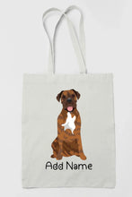 Load image into Gallery viewer, Personalized Mastiff Love Zippered Tote Bag-Accessories-Accessories, Bags, Dog Mom Gifts, English Mastiff, Personalized-3