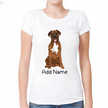 Load image into Gallery viewer, Personalized Mastiff Mom T Shirt for Women-Customizer-Apparel, Dog Mom Gifts, English Mastiff, Personalized, Shirt, T Shirt-2