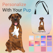 Load image into Gallery viewer, Personalized Mastiff Small Tote Bag-Accessories-Accessories, Bags, Dog Mom Gifts, English Mastiff, Personalized-Small Tote Bag-Your Design-One Size-1