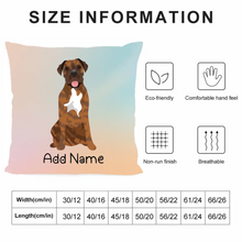 Load image into Gallery viewer, Personalized Mastiff Soft Plush Pillowcase-Home Decor-Dog Dad Gifts, Dog Mom Gifts, English Mastiff, Home Decor, Personalized, Pillows-4