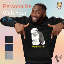 Load image into Gallery viewer, old-english-sheepdog hoodie-men-single