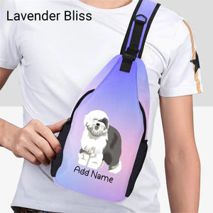 Personalized Old English Sheepdog Unisex Sling Bag Backpack-Accessories-Old English Sheepdog-Unisex Sling Bag Backpack-Lavender Bliss-One Size-15