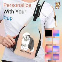 Load image into Gallery viewer, old-english-sheepdog sling-bag-single