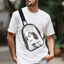 Load image into Gallery viewer, Personalized Old English Sheepdog Unisex Transparent Sling Bag-Accessories-Old English Sheepdog-Unisex Transparent Sling Bag-Transparent-One Size-4