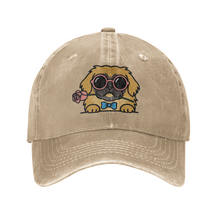 Load image into Gallery viewer, Personalized Pekingese Baseball Cap - Romeo Pekingese Design - Match Your Dog's Coat Color-Hats &amp; Caps-Accessories,Baseball Caps,Dog Mom Gifts-Beige-One Size-3