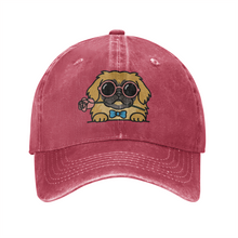 Load image into Gallery viewer, Personalized Pekingese Baseball Cap - Romeo Pekingese Design - Match Your Dog's Coat Color-Hats &amp; Caps-Accessories,Baseball Caps,Dog Mom Gifts-Wine Red-One Size-4