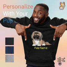 Load image into Gallery viewer, pekingese hoodie-men-single