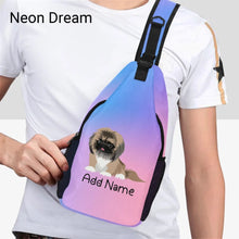 Load image into Gallery viewer, Personalized Pekingese Love Unisex Sling Bag Backpack-Accessories-Pekingese-Unisex Sling Bag Backpack-Neon Dream-One Size-17