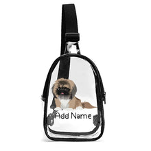 Load image into Gallery viewer, Personalized Pekingese Love Unisex Transparent Sling Bag-Accessories-Pekingese-Unisex Transparent Sling Bag-Transparent-One Size-2