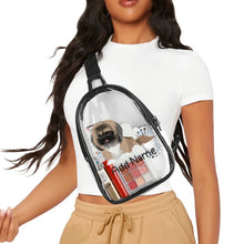 Load image into Gallery viewer, Personalized Pekingese Love Unisex Transparent Sling Bag-Accessories-Pekingese-Unisex Transparent Sling Bag-Transparent-One Size-3