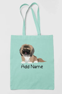 Personalized Pekingese Love Zippered Tote Bag-Accessories-Accessories, Bags, Dog Mom Gifts, Pekingese, Personalized-12