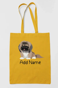 Personalized Pekingese Love Zippered Tote Bag-Accessories-Accessories, Bags, Dog Mom Gifts, Pekingese, Personalized-17