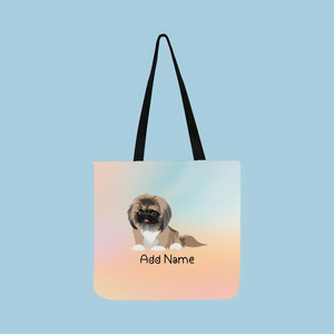 Personalized Pekingese Small Tote Bag-Accessories-Accessories, Bags, Dog Mom Gifts, Pekingese, Personalized-Small Tote Bag-Your Design-One Size-2