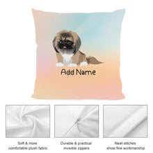 Load image into Gallery viewer, Personalized Pekingese Soft Plush Pillowcase-Home Decor-Dog Dad Gifts, Dog Mom Gifts, Home Decor, Pekingese, Personalized, Pillows-3