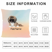 Load image into Gallery viewer, Personalized Pekingese Soft Plush Pillowcase-Home Decor-Dog Dad Gifts, Dog Mom Gifts, Home Decor, Pekingese, Personalized, Pillows-4