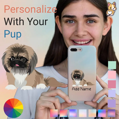 pekingese phone-cover-single