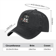 Load image into Gallery viewer, Personalized Pit Bull Baseball Cap - Romeo Pit Bull Design - Match Your Dog's Coat Color-Hats &amp; Caps-Accessories,Baseball Caps,Dog Mom Gifts,Pit Bull-10