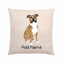 Load image into Gallery viewer, Personalized Pit Bull Linen Pillowcase-Home Decor-Dog Dad Gifts, Dog Mom Gifts, Home Decor, Personalized, Pillows, Pit Bull-2