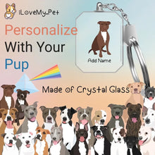 Load image into Gallery viewer, pit-bulls crystal-keychain-multi