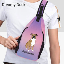 Load image into Gallery viewer, Personalized Pit Bull Love Unisex Sling Bag Backpack-Accessories-Pit Bull-Unisex Sling Bag Backpack-Dreamy Dusk-One Size-16