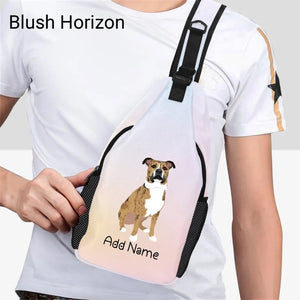 Personalized Pit Bull Love Unisex Sling Bag Backpack-Accessories-Pit Bull-Unisex Sling Bag Backpack-Blush Horizon-One Size-20