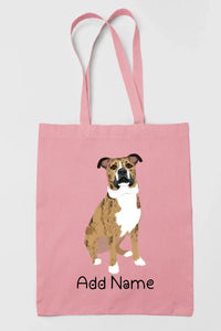 Personalized Pit Bull Love Zippered Tote Bag-Accessories-Accessories, Bags, Dog Mom Gifts, Personalized, Pit Bull-11