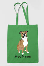 Load image into Gallery viewer, Personalized Pit Bull Love Zippered Tote Bag-Accessories-Accessories, Bags, Dog Mom Gifts, Personalized, Pit Bull-18