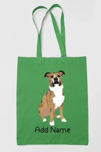 Personalized Pit Bull Love Zippered Tote Bag-Accessories-Accessories, Bags, Dog Mom Gifts, Personalized, Pit Bull-18