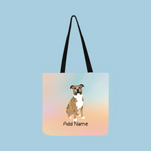 Load image into Gallery viewer, Personalized Pit Bull Small Tote Bag-Accessories-Accessories, Bags, Dog Mom Gifts, Personalized, Pit Bull-Small Tote Bag-Your Design-One Size-2