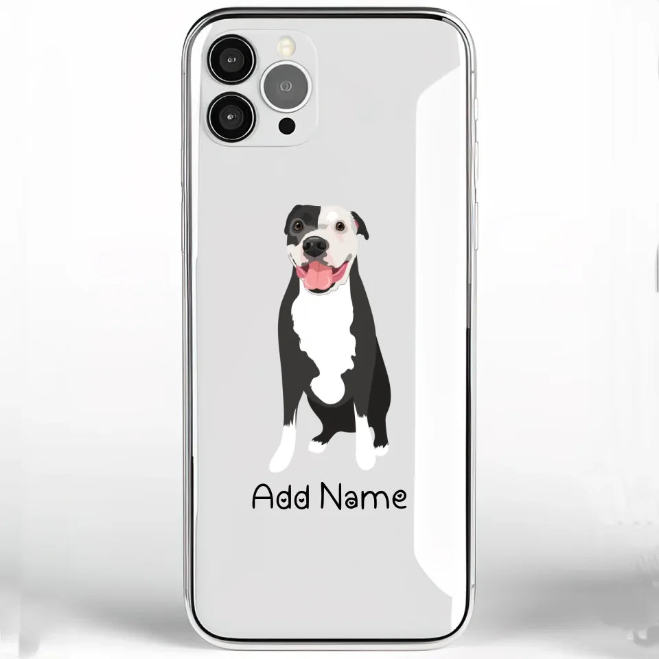 Personalized Pit Bull Soft Shell Phone Cover-Cell Phone Accessories-Accessories, Dog Mom Gifts, Personalized, Phone Case, Pit Bull-Phone Cover-Transparent TPU-One Size-2