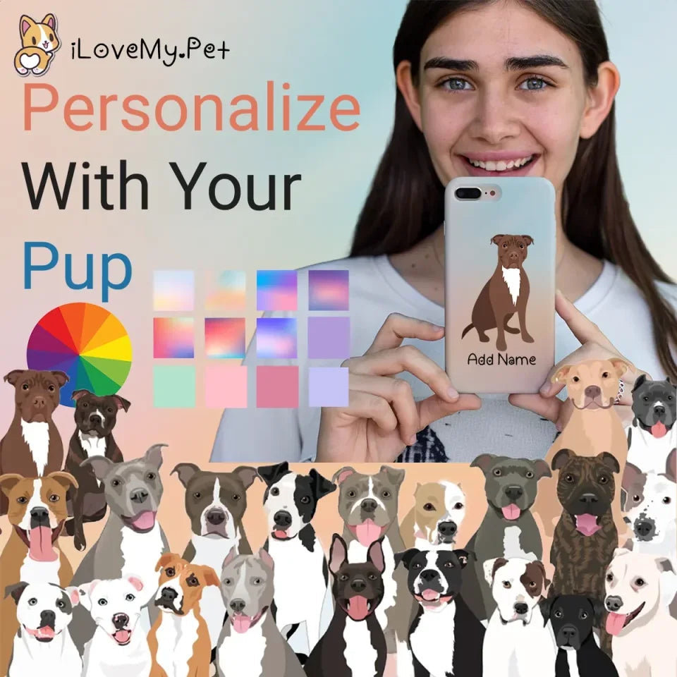 Personalized Pit Bull Soft Shell Phone Cover 1080x