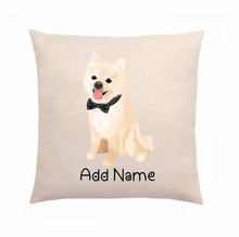 Load image into Gallery viewer, Personalized Pomeranian Linen Pillowcase-Home Decor-Dog Dad Gifts, Dog Mom Gifts, Home Decor, Pillows, Pomeranian-2