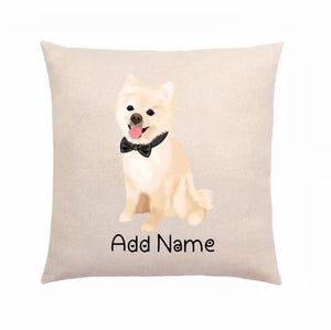 Personalized Pomeranian Linen Pillowcase-Home Decor-Dog Dad Gifts, Dog Mom Gifts, Home Decor, Pillows, Pomeranian-2