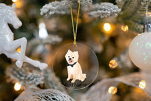 Load image into Gallery viewer, Personalized Pomeranian Love Christmas Tree Ornaments-Christmas Ornament-Christmas, Personalized, Pomeranian-Christmas Tree Ornaments-Transparent-3.5&quot; or 8.9 cm-4