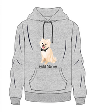 Load image into Gallery viewer, Personalized Pomeranian Love Men&#39;s Warm Hoodie Sweatshirt-Apparel-Apparel, Dog Dad Gifts, Hoodie, Personalized, Pomeranian, Sweatshirt-Men&#39;s Warm Hoodie Sweatshirt-Gray-S-10